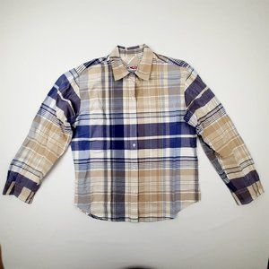 Roper Women's Long Sleeve Button Down Shirt Size L